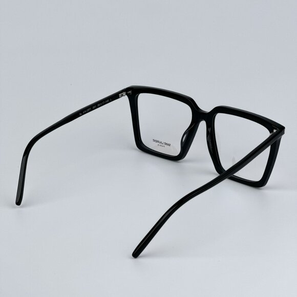 Saint Laurent SL474OPT 001 BRAND NEW Eyeglasses Black Square Unisex - Picture 7 of 12